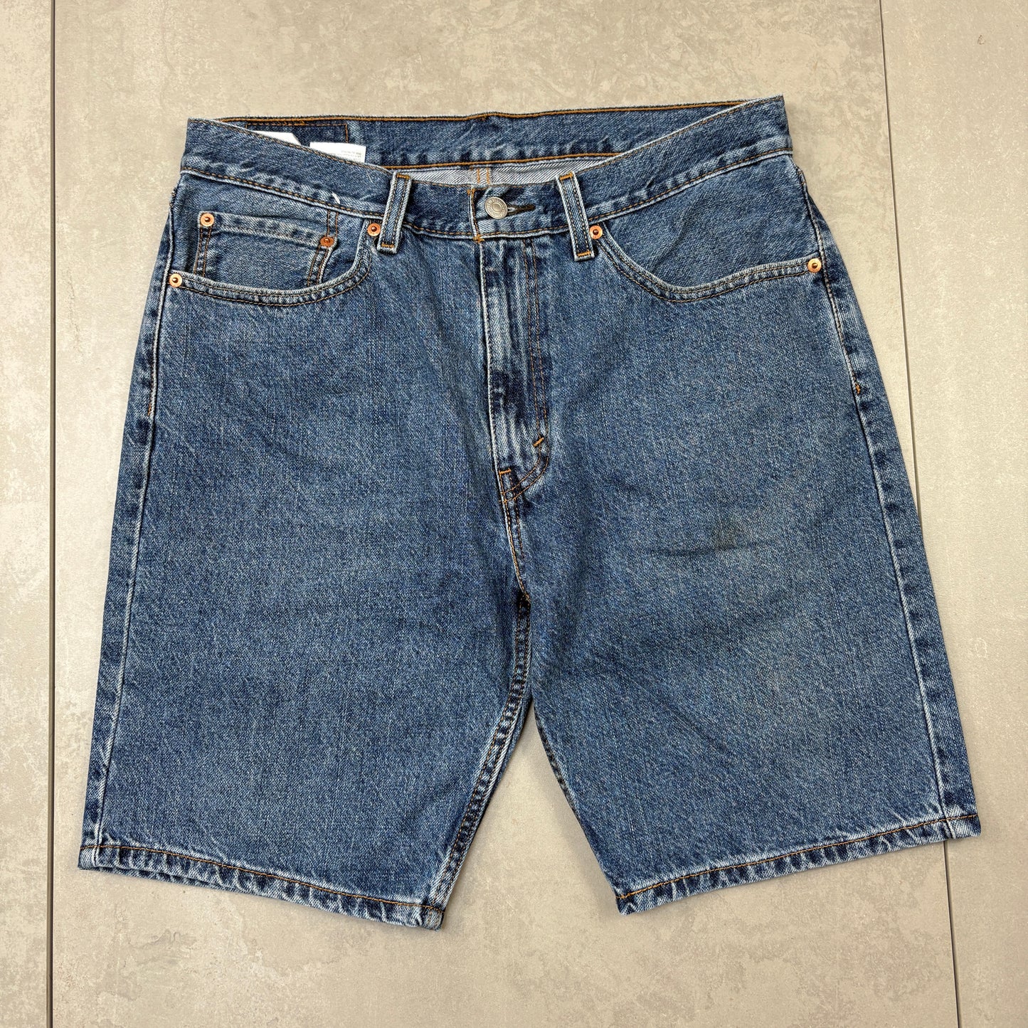 Vintage Levis 505 Blue Denim Shorts - 34