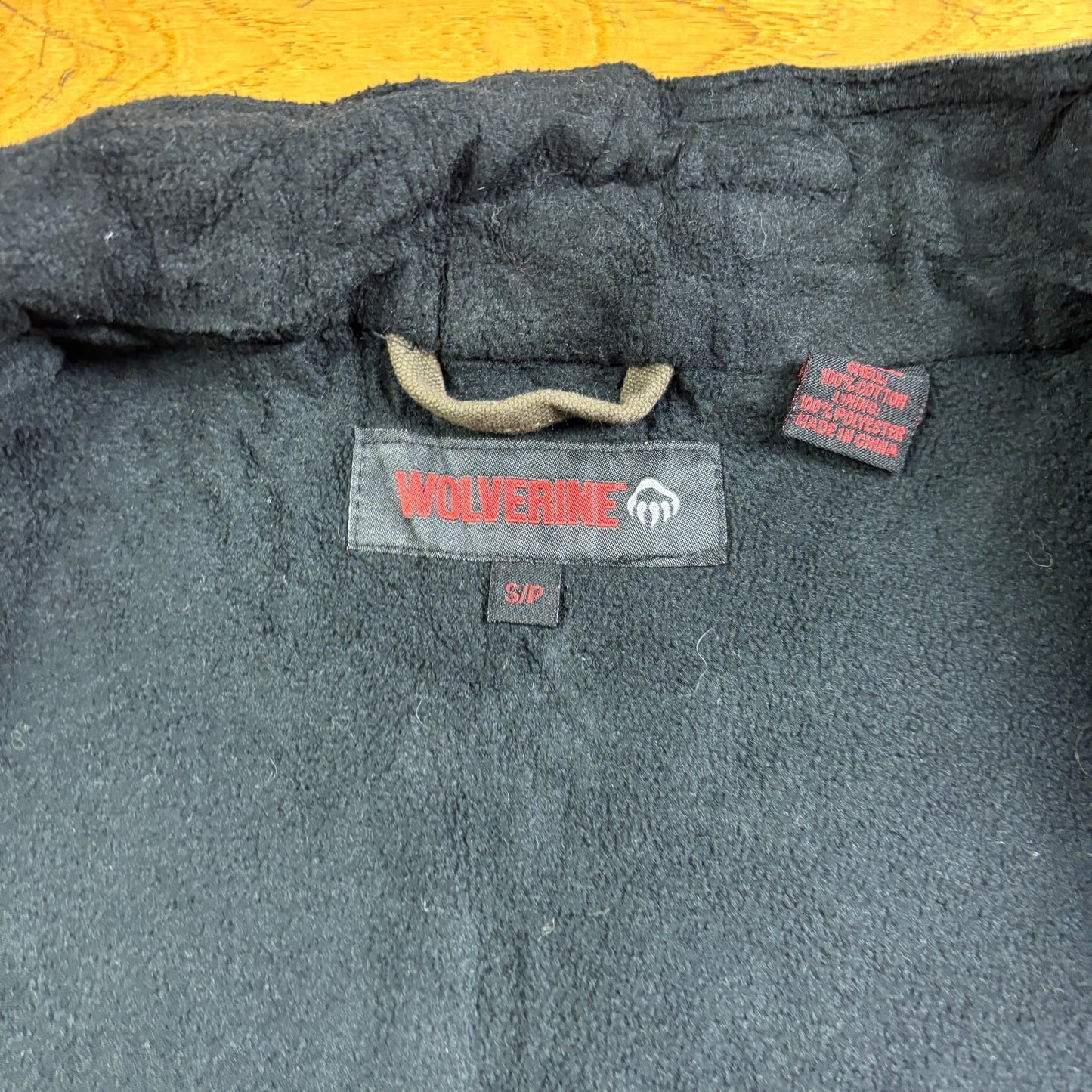 Vintage Brown Gilet Vest Workwear Carhartt Style Jacket - S