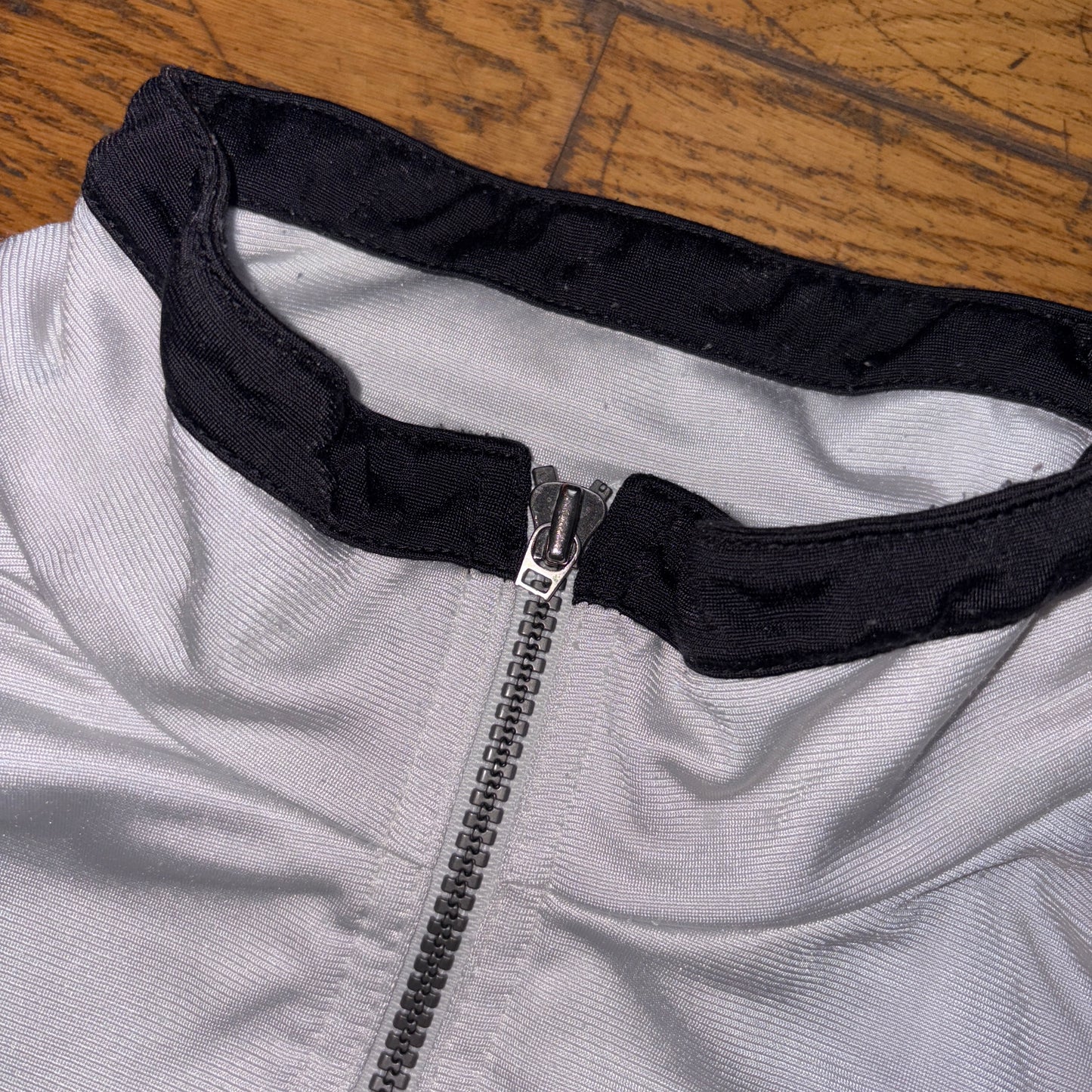 Vintage Nike 90s White Tracksuit Track Shell Windbreaker Jacket - M