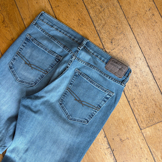 Vintage Levis Slim Straight Blue Denim Jeans - 32