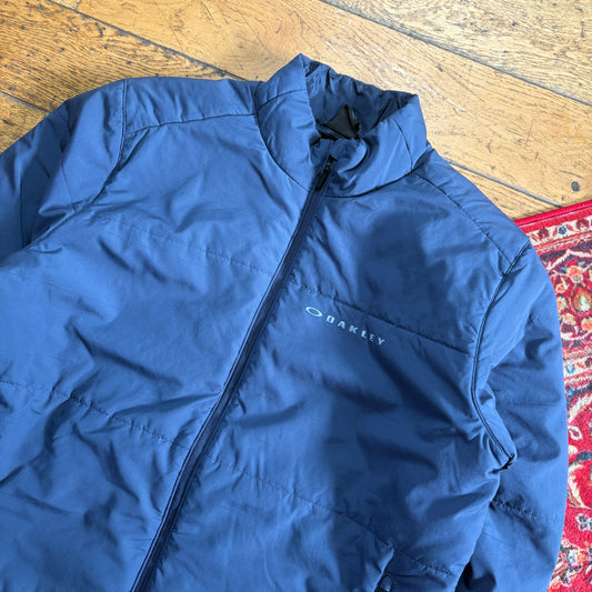 VIntage Oakley Navy Lightweight Puffer Gorpcore Hiking Jacket - XL