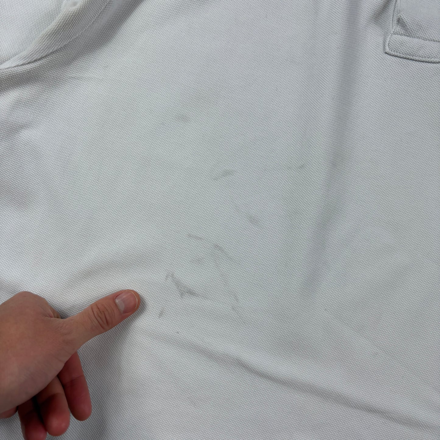 Vintage Ralph Lauren Big Pony White Polo T-Shirt - XL