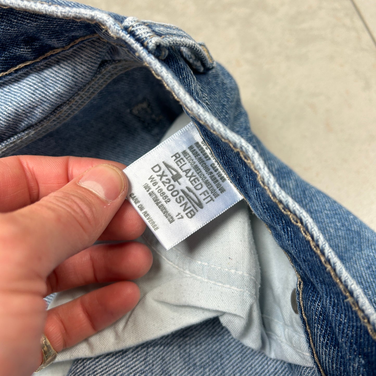 Vintage Dickies Workwear Carpenter Baggy Blue Shorts - 40