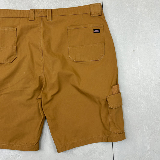 Vintage Dickies Workwear Carpenter Brown Baggy Shorts - 44