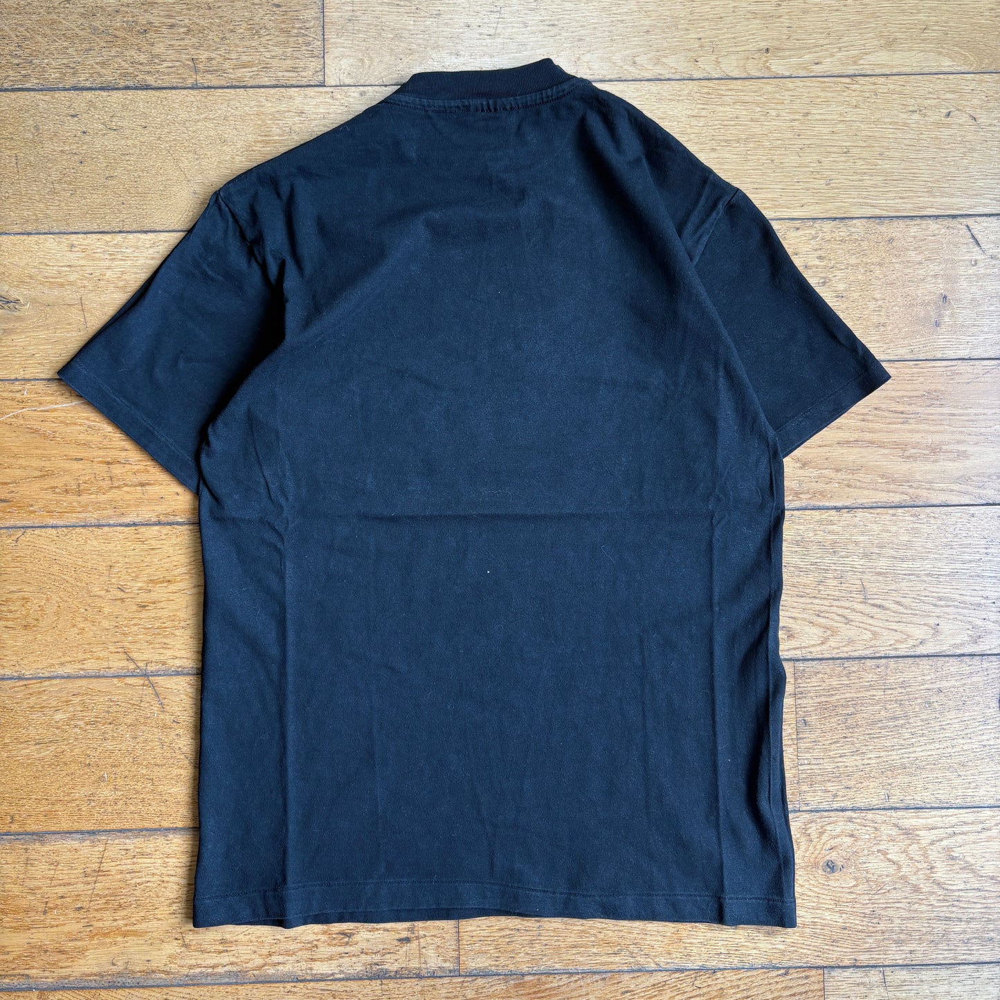 Vintage 90s Rice Farm Single Stitch Black Graphic T-Shirt - XS