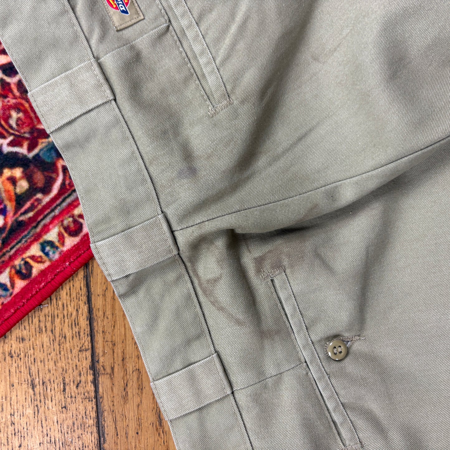 Vintage Dickies 874 Skate Grey Trousers - 34
