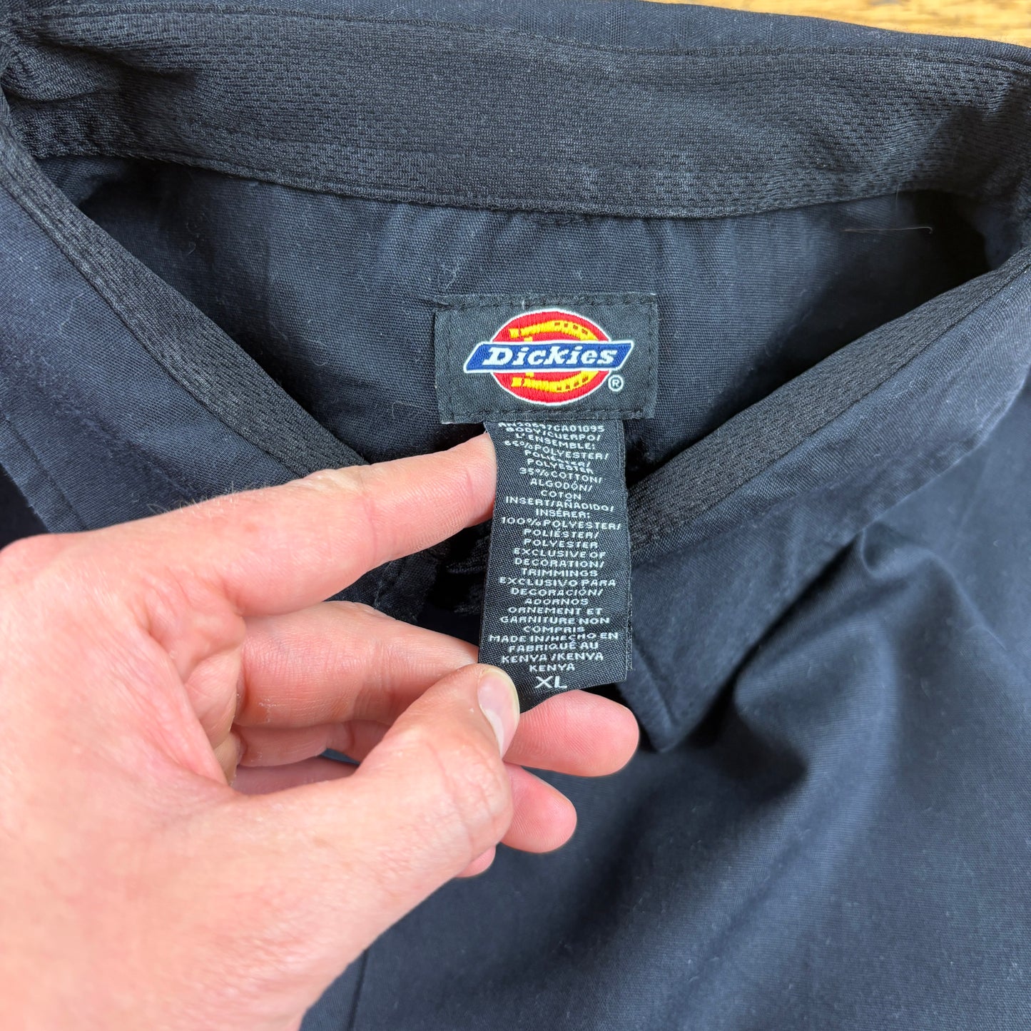 Vintage Dickies Black Workwear Shirt - XL