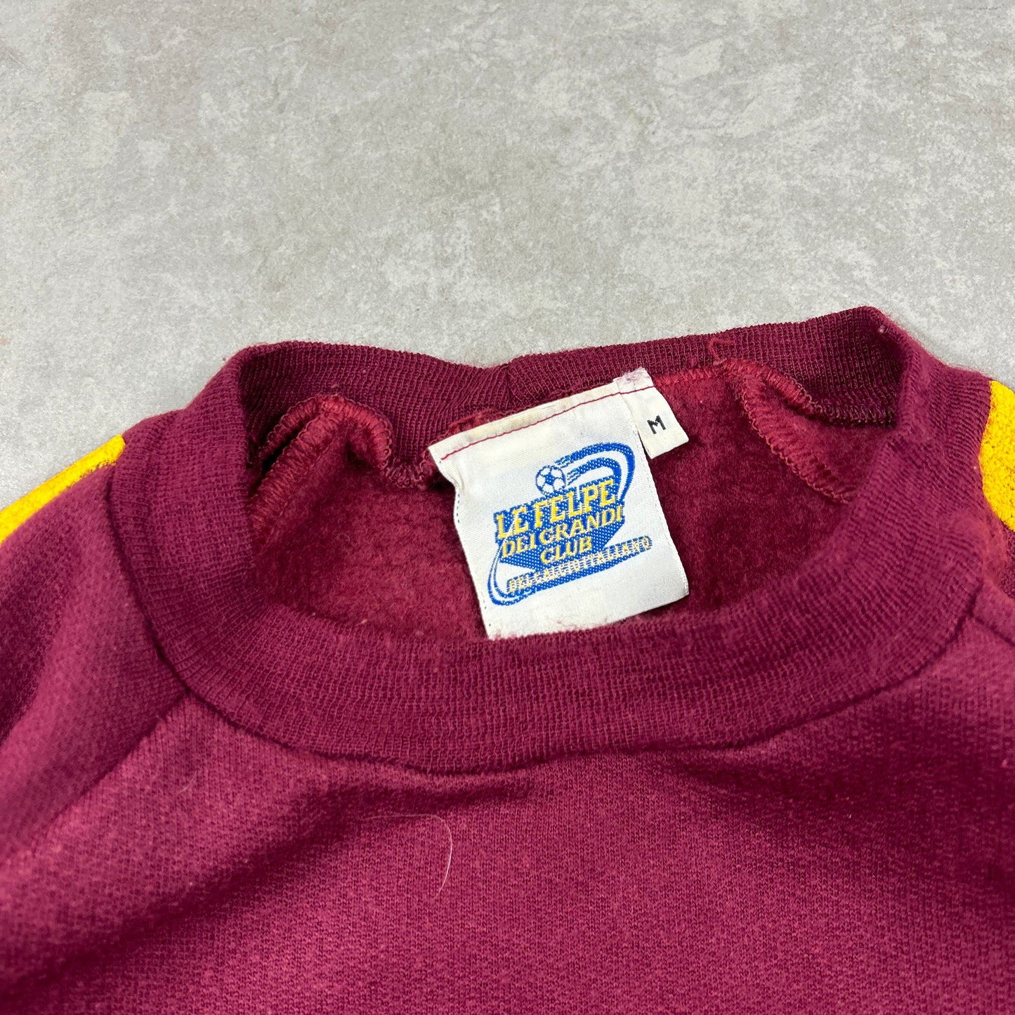 Vintage 90s Rare Torino FC Football Burgundy Sweatshirt - M