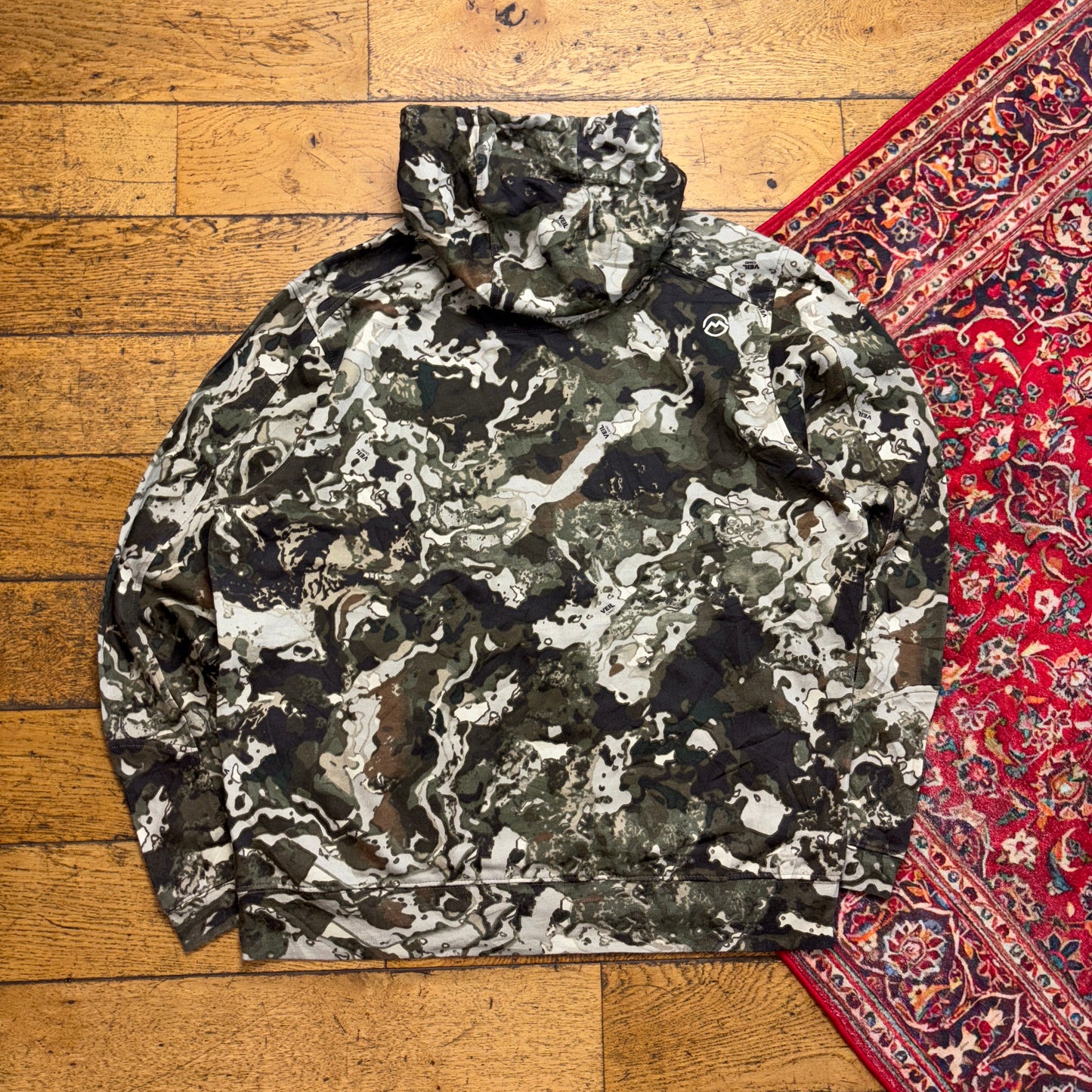 Vintage Realtree Camo Green Hoodie Sweatshirt - XL