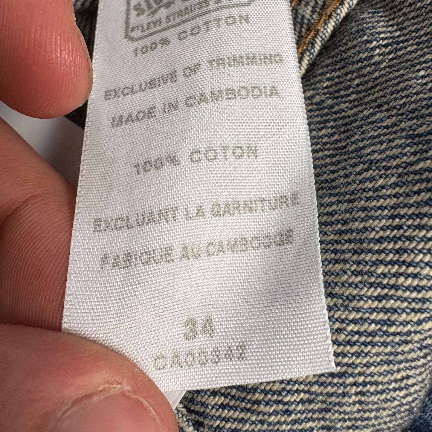 Vintage Levis Blue Baggy Denim Shorts - 34
