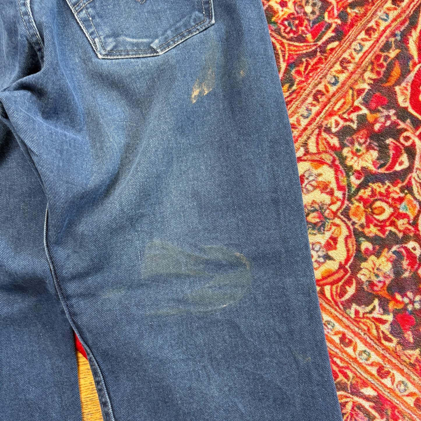 Vintage Levis 501 Straight Blue Denim Jeans - 34S