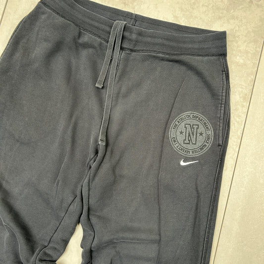 Vintage Nike Black Baggy Tracksuit Sweatpants Track Pants Bottoms - L