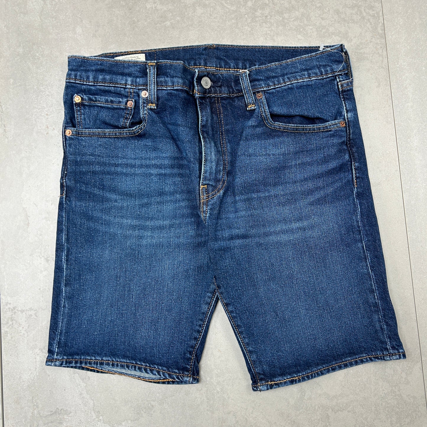 Vintage Levis 412 Blue Denim Shorts - 32