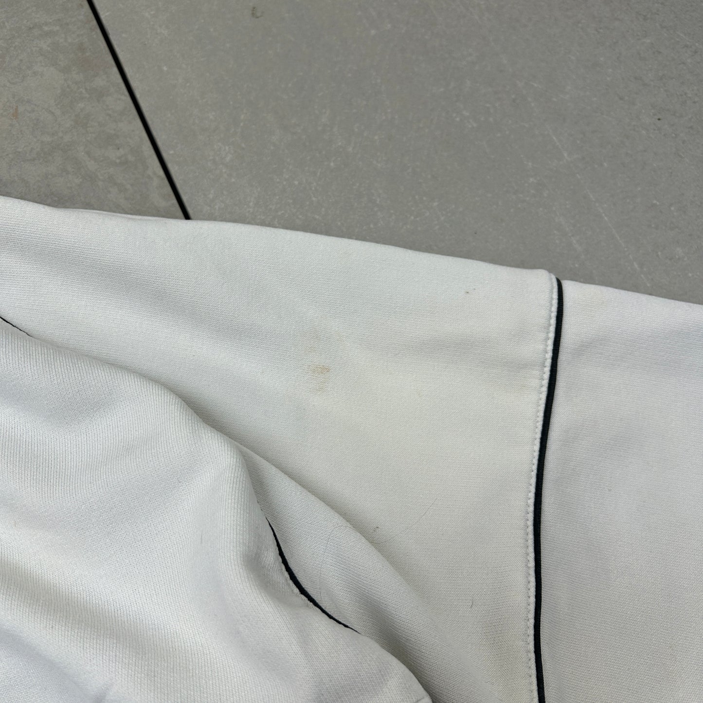 Vintage Nike White Tracksuit Track Shell Windbreaker Jacket - XL
