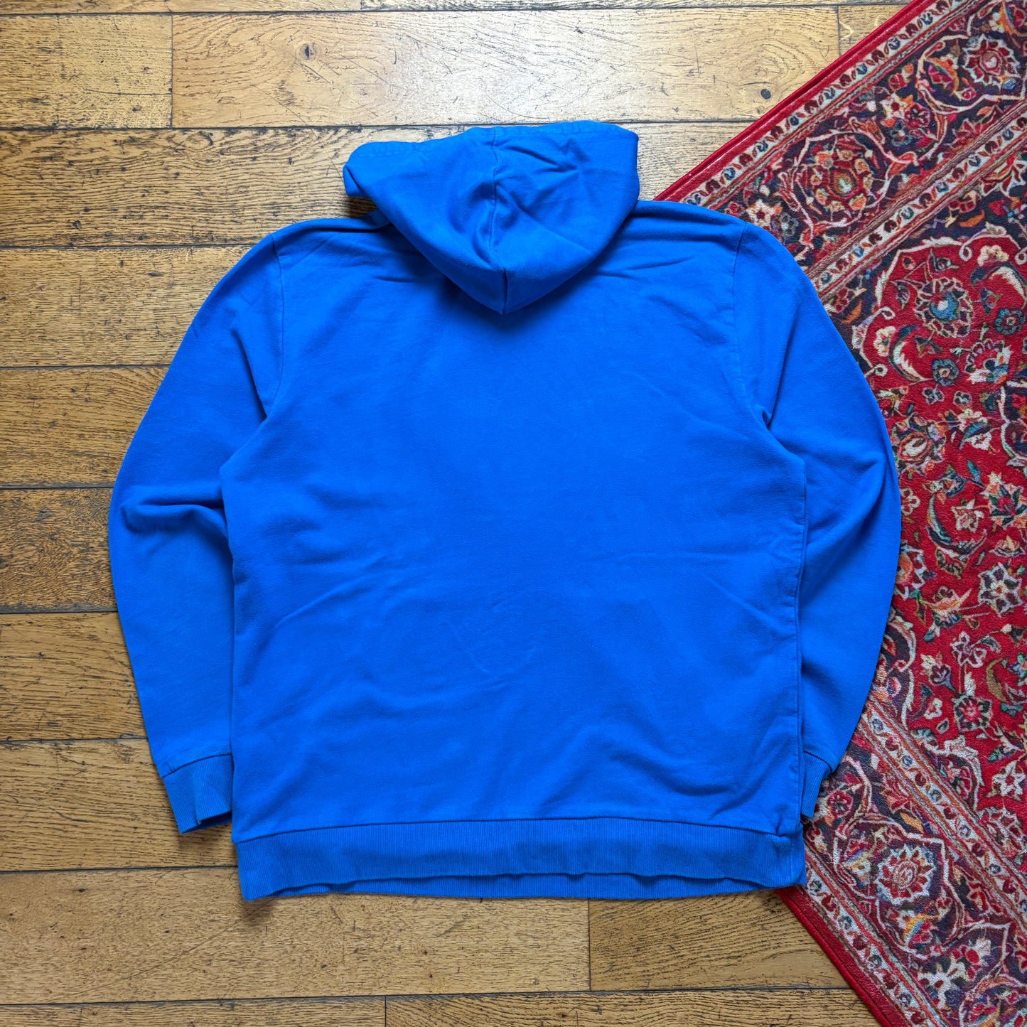Vintage Oakley Blue Hoodie Sweatshirt - L