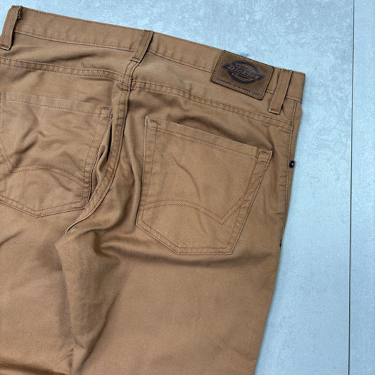 Vintage Dickies Workwear Brown Carpenter Trousers - 34