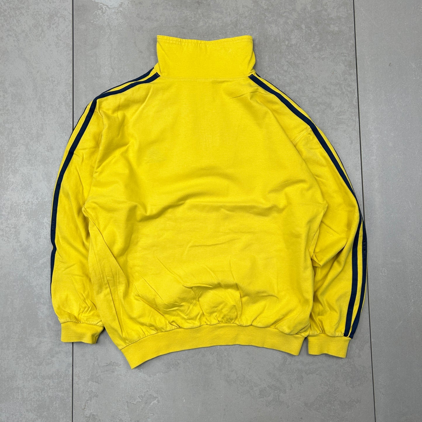 Vintage Adidas Yellow Tracksuit Track Shell Windbreaker Jacket - S