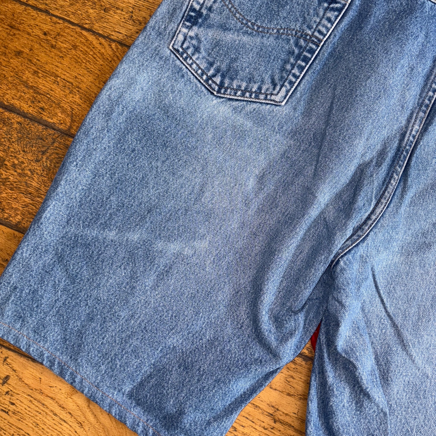 Vintage Carhartt Workwear Baggy Blue Carpenter Shorts - 44
