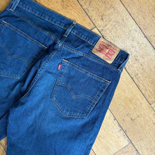 Vintage Levis 511 Slim Blue Denim Shorts - 36