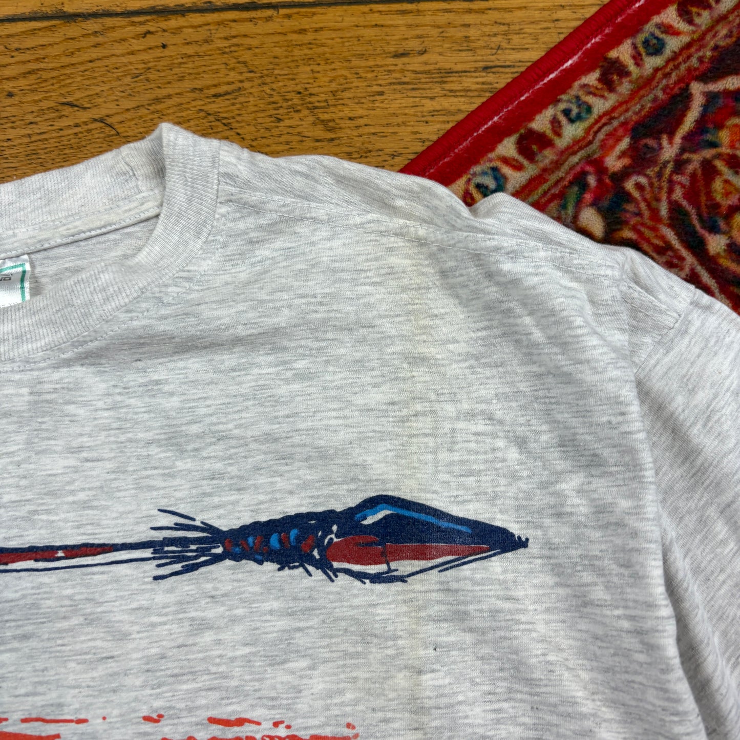 Vintage Grey Navajo Surf Graphic T-Shirt - M