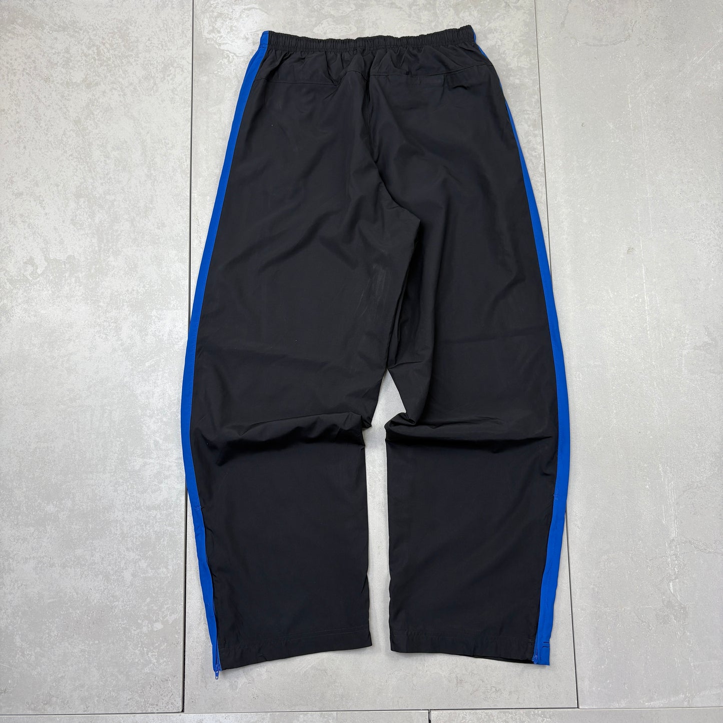 Vintage Nike Black Baggy Tracksuit Sweatpants Track Pants Bottoms - M