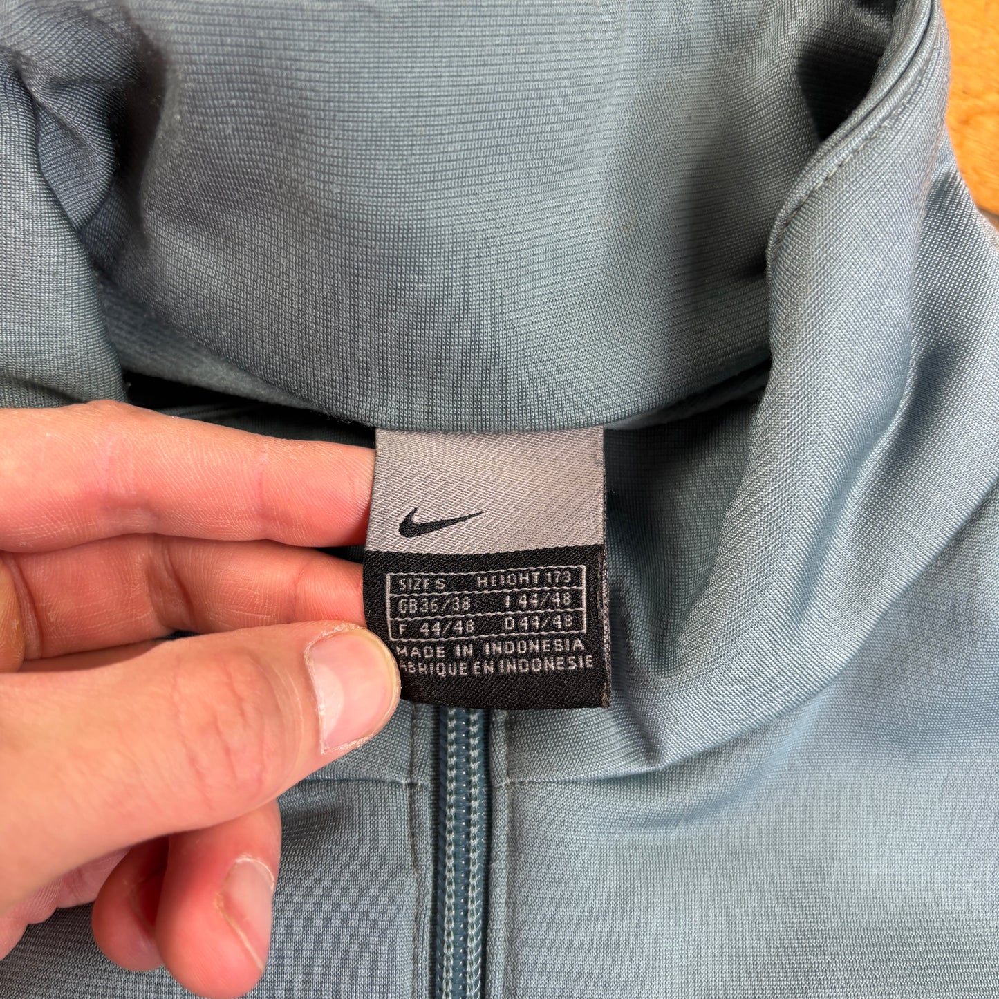 Vintage Nike Blue Tracksuit Track Shell Windbreaker Jacket - S