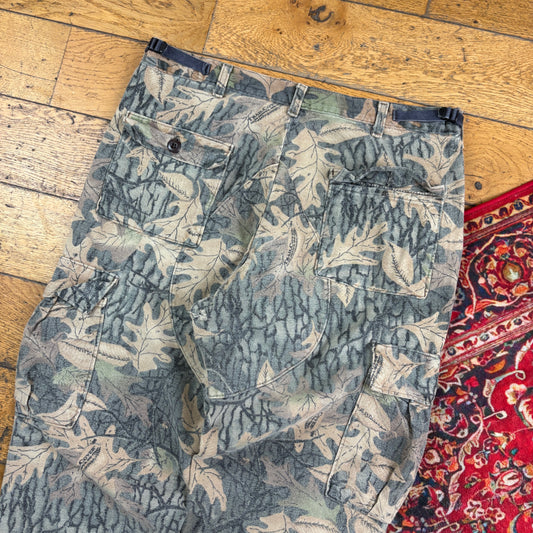 Vintage Real Tree Camo Green Hunting Workwear Trousers - 36