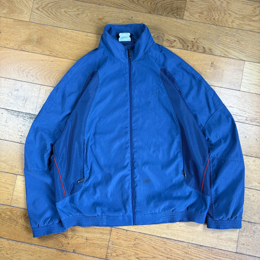 Vintage Australia Blue Tracksuit Jacket and Baggy Bottoms Shell Suit - XL