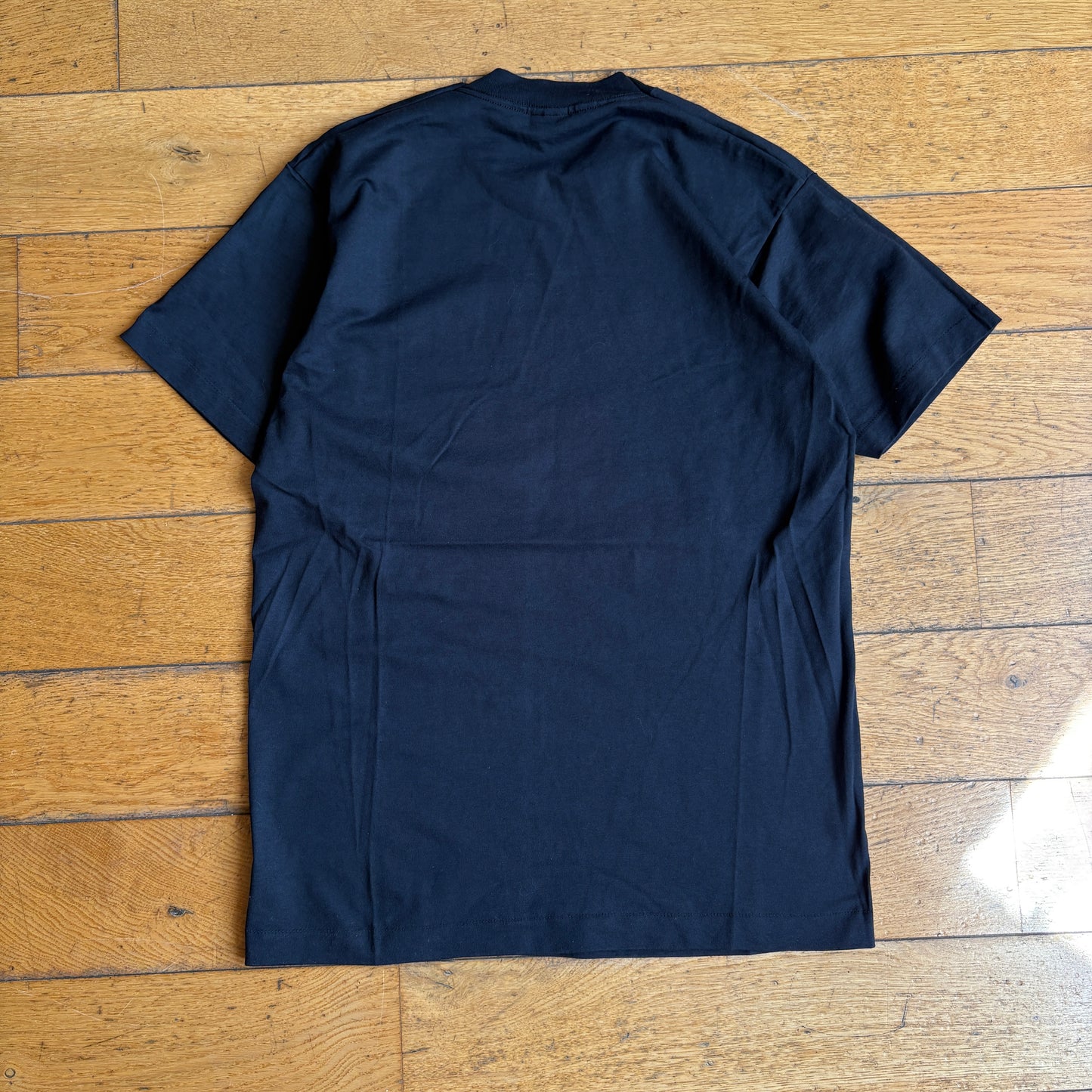 Vintage 90s Funny Slogan Single Stitch Black Graphic T-Shirt - S
