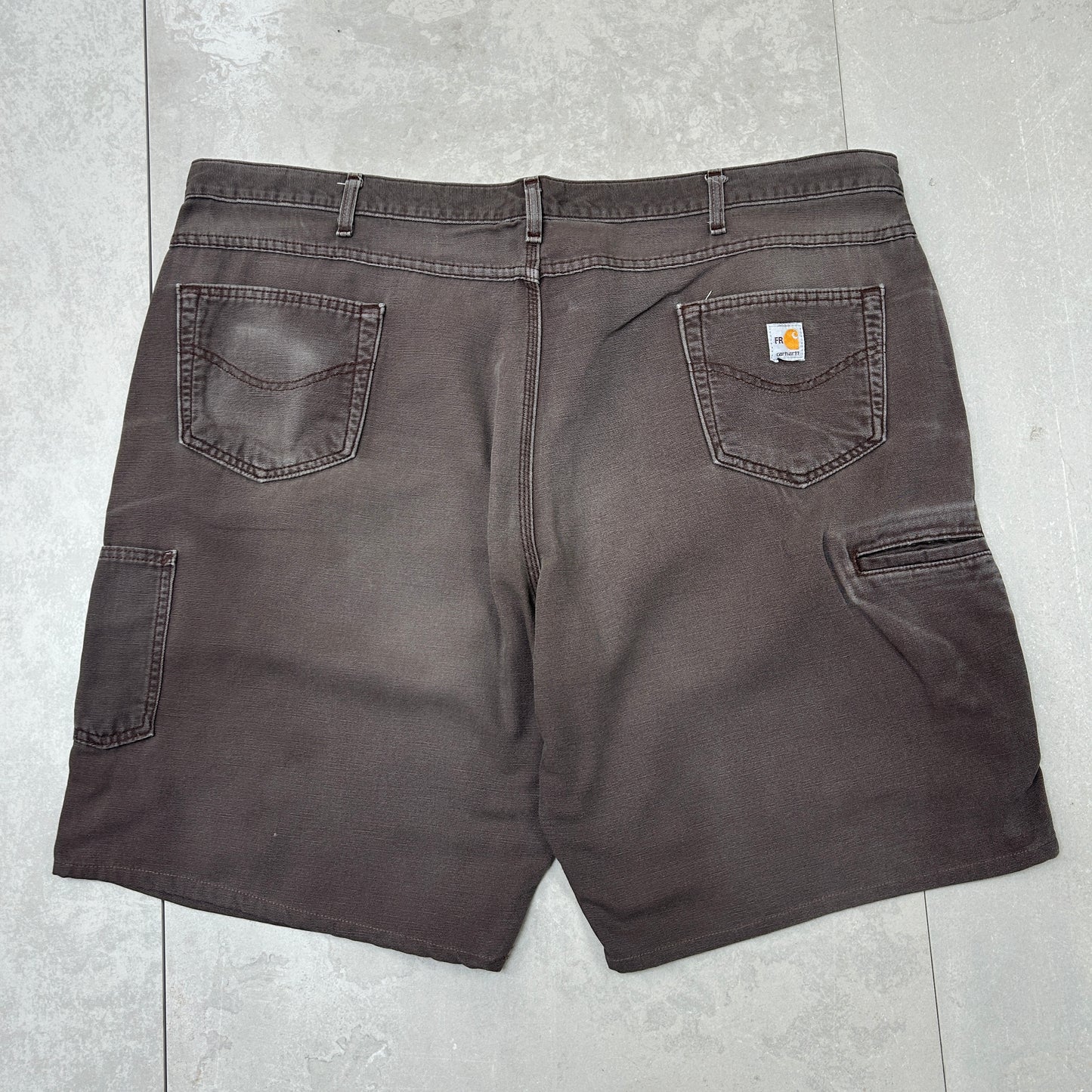 Vintage Carhartt Workwear Baggy Brown Carpenter Shorts - 48