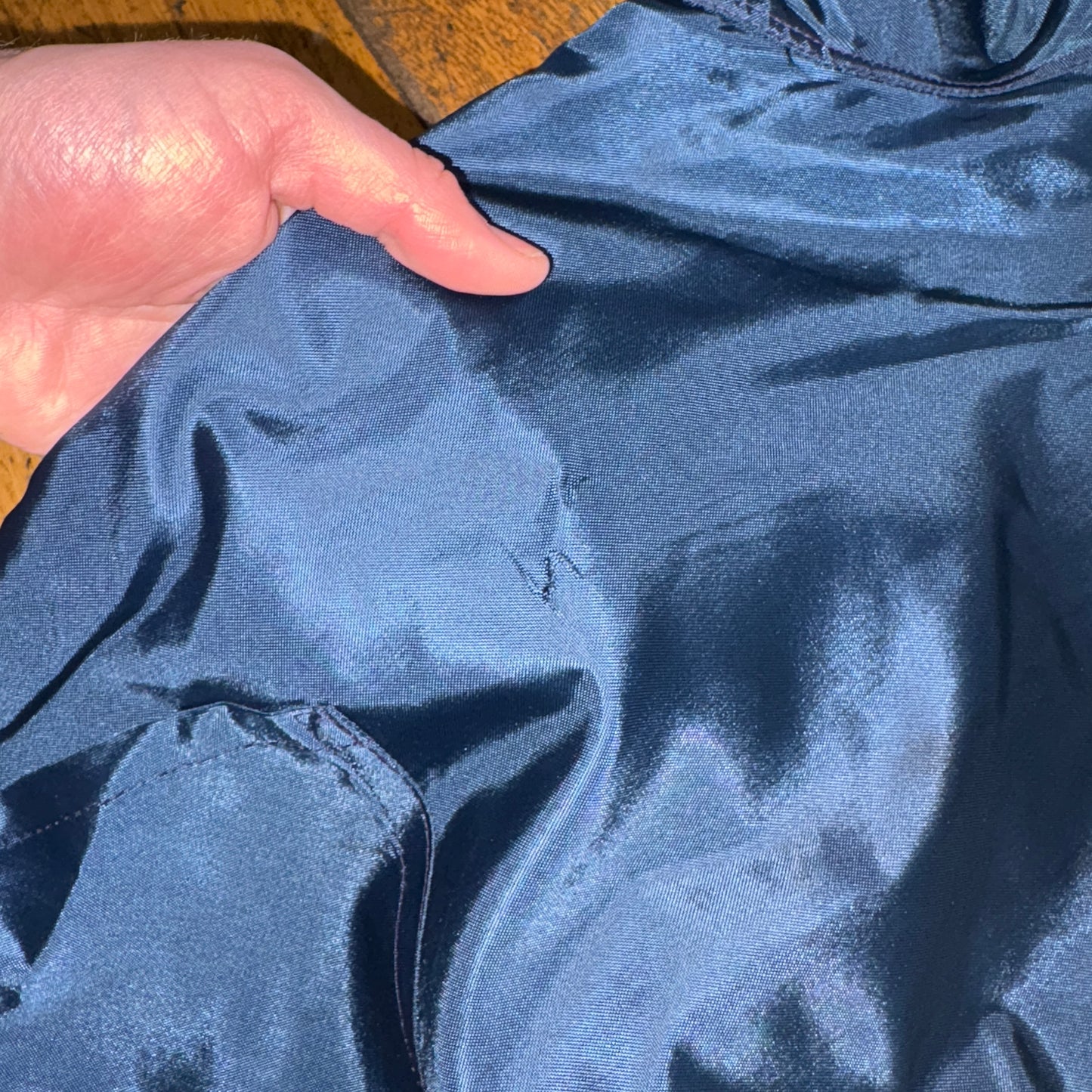 Vintage Navy Nylon Coach Harrington Jacket - 2XL