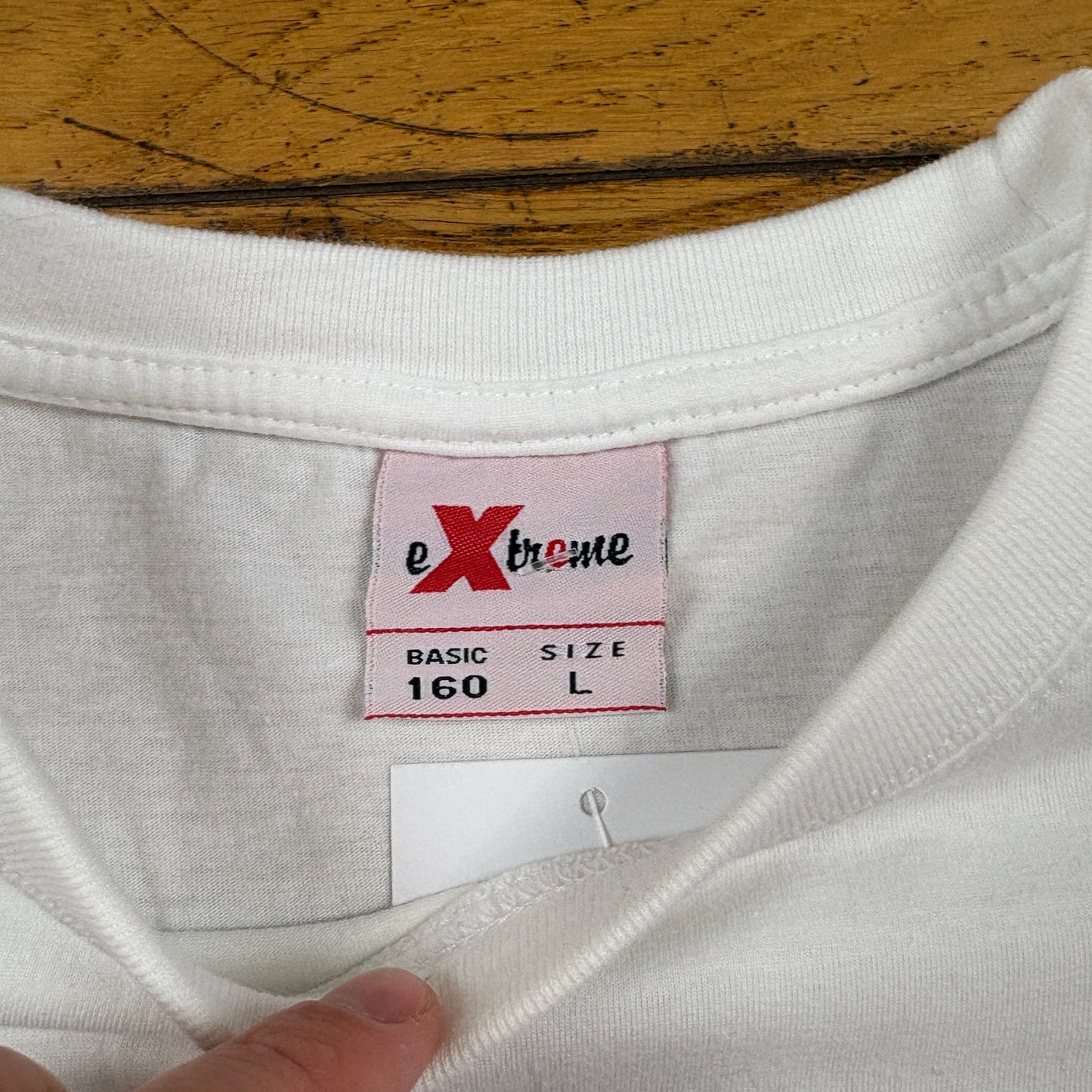 Vintage Funny Rude White Graphic T-Shirt - S