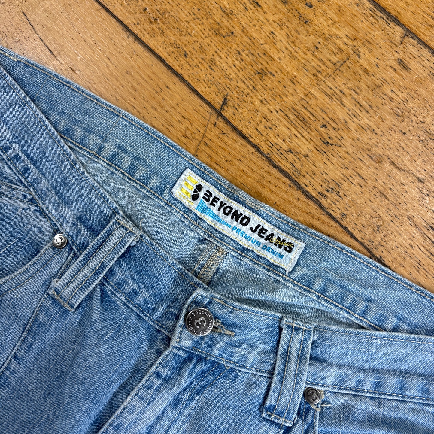 Vintage Beyond Hip Hop Blue Baggy Shorts Jorts - 34