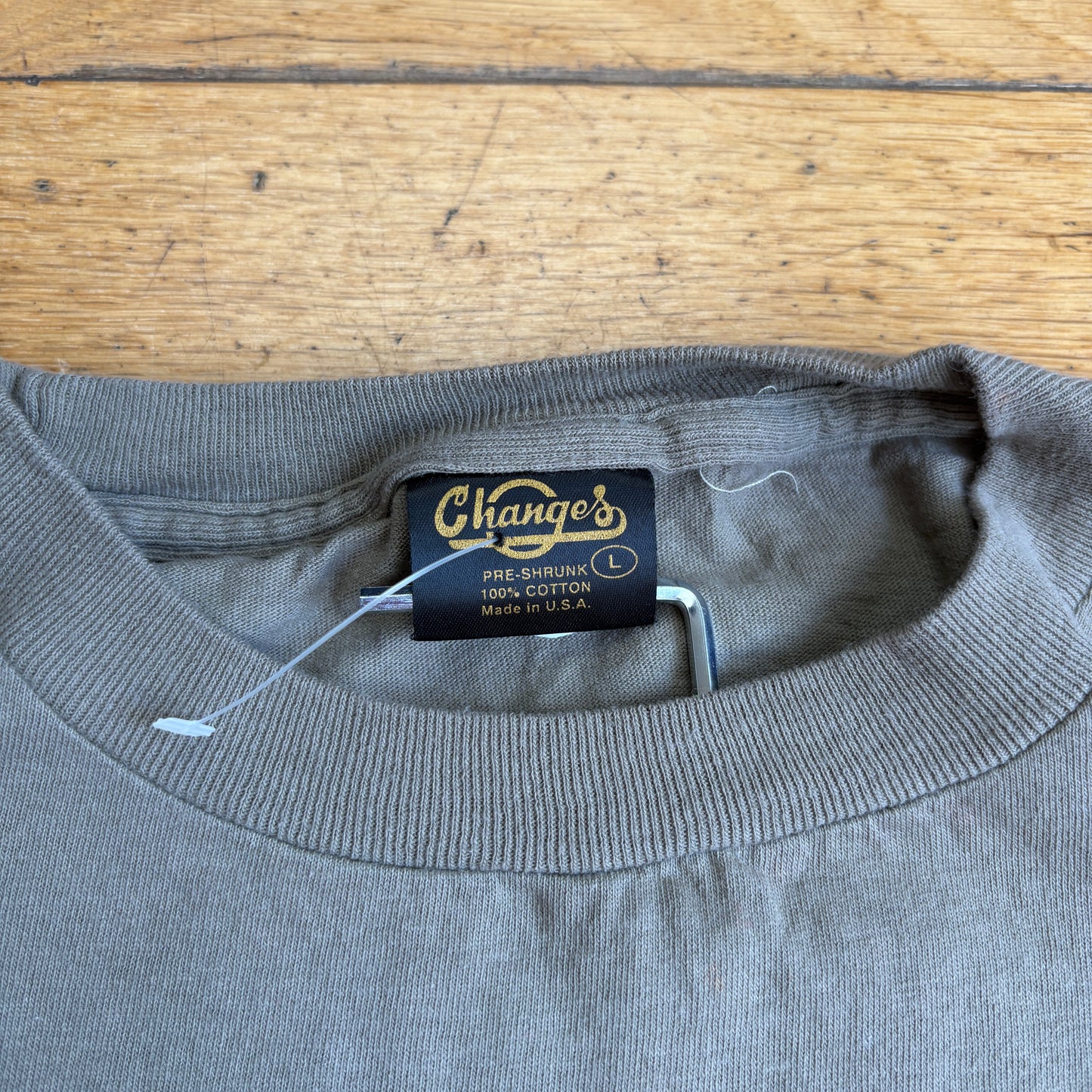 Vintage 1998 Funny Beer Slogan Single Stitch Grey Graphic T-Shirt - M