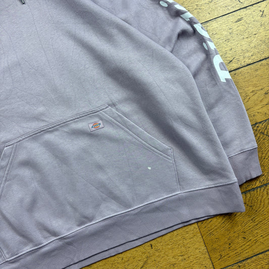 Vintage Dickies Purple Embroidered Hoodie Sweatshirt - XXL