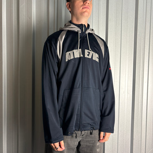 Vintage Nike Y2K 00s Navy Tracksuit Track Jacket - XL