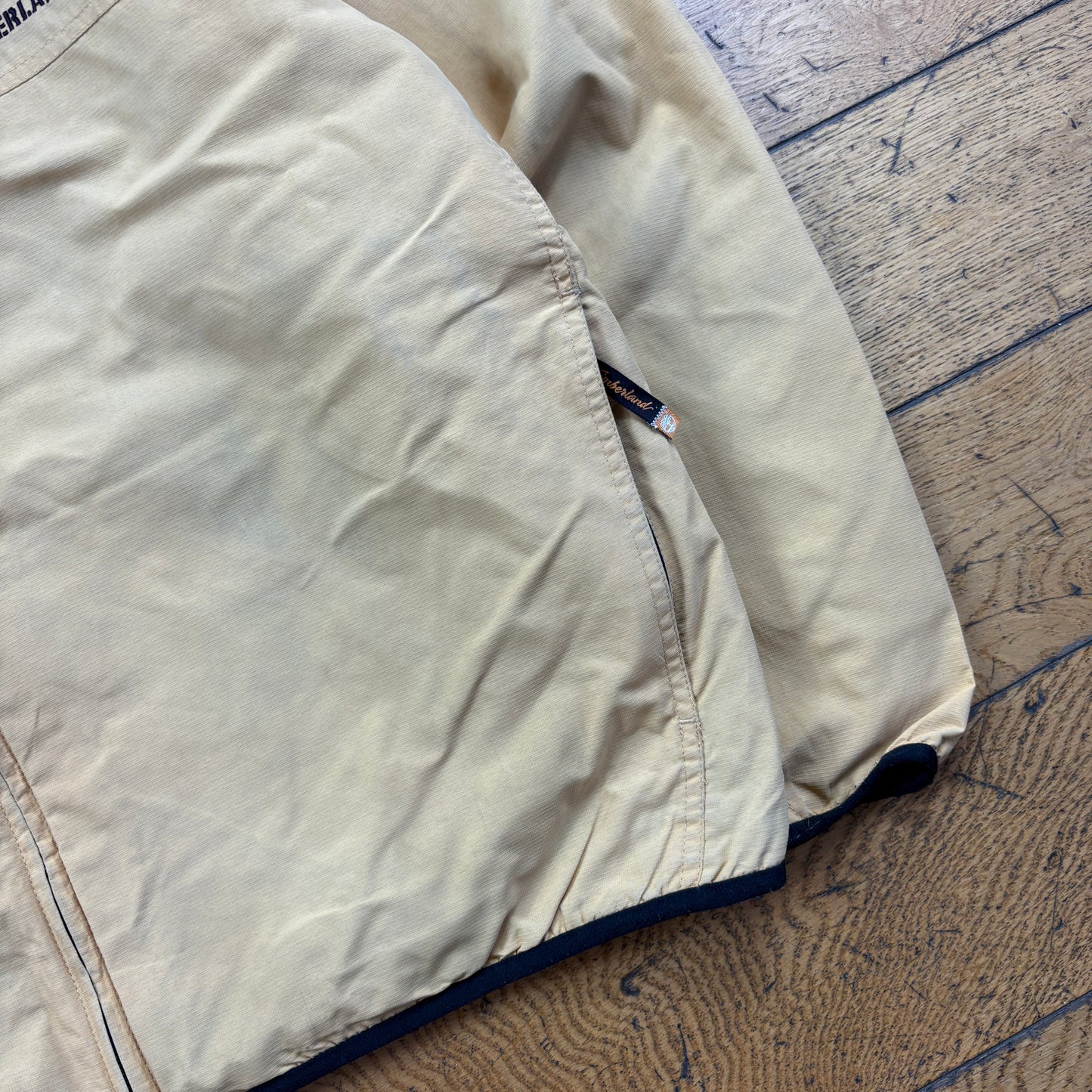 Vintage Timberland Cream Orange Zip Coat Jacket - L