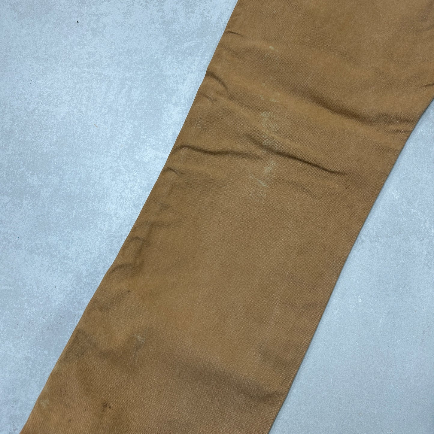 Vintage Dickies Workwear Carpenter Baggy Brown Trousers - 36