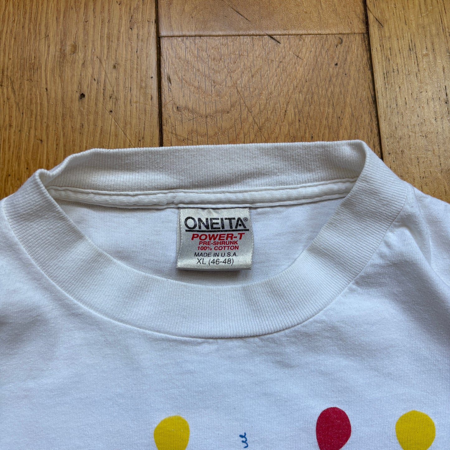 Vintage 1993 Calvin and Hobbes Spoof White Single Stitch Graphic T-Shirt - XL