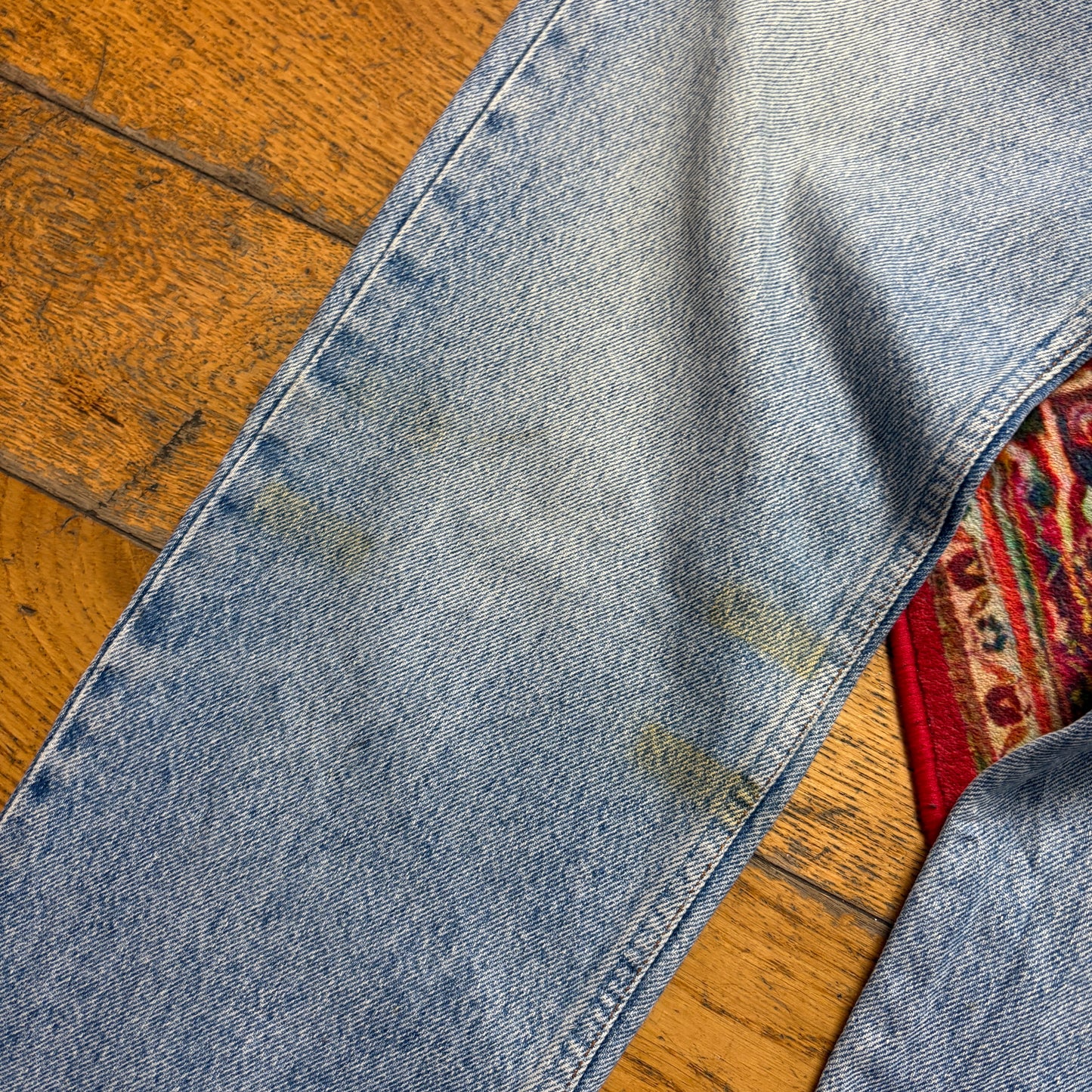 Vintage Levis 501 Straight Blue Denim Jeans - 30L