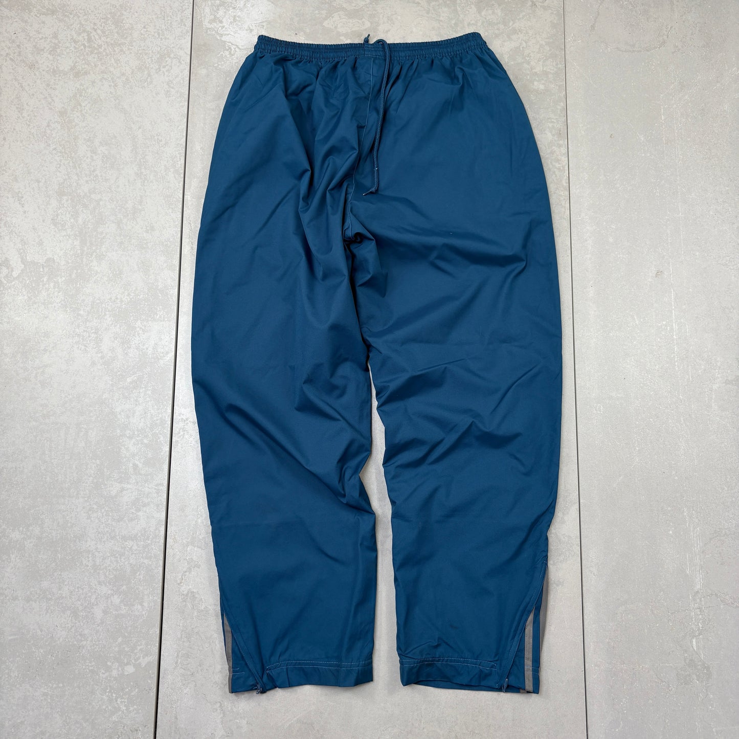 Vintage Adidas Blue Baggy Tracksuit Sweatpants Track Pants Bottoms - S