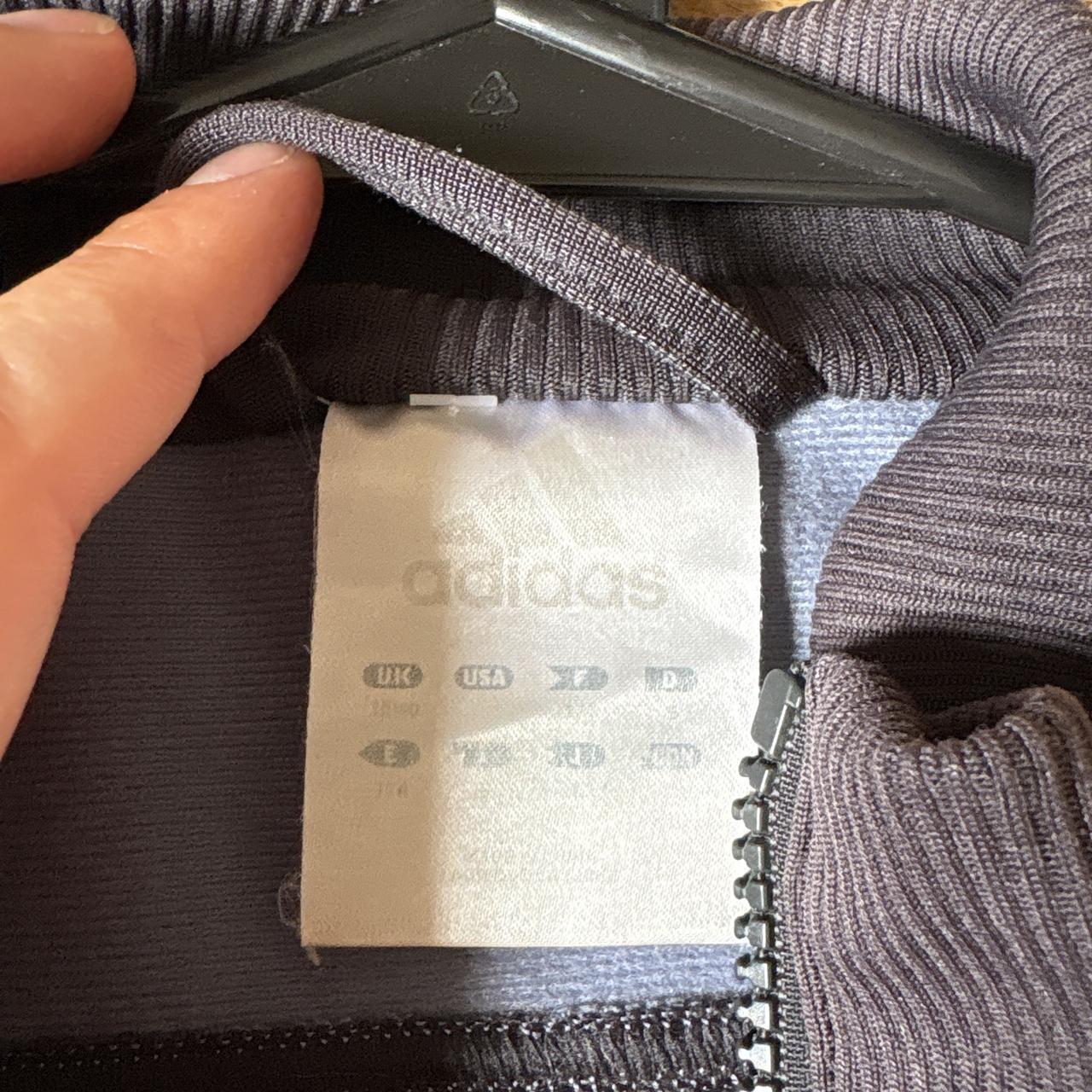 Vintage Adidas y2k Swoosh Black Track Jacket - S