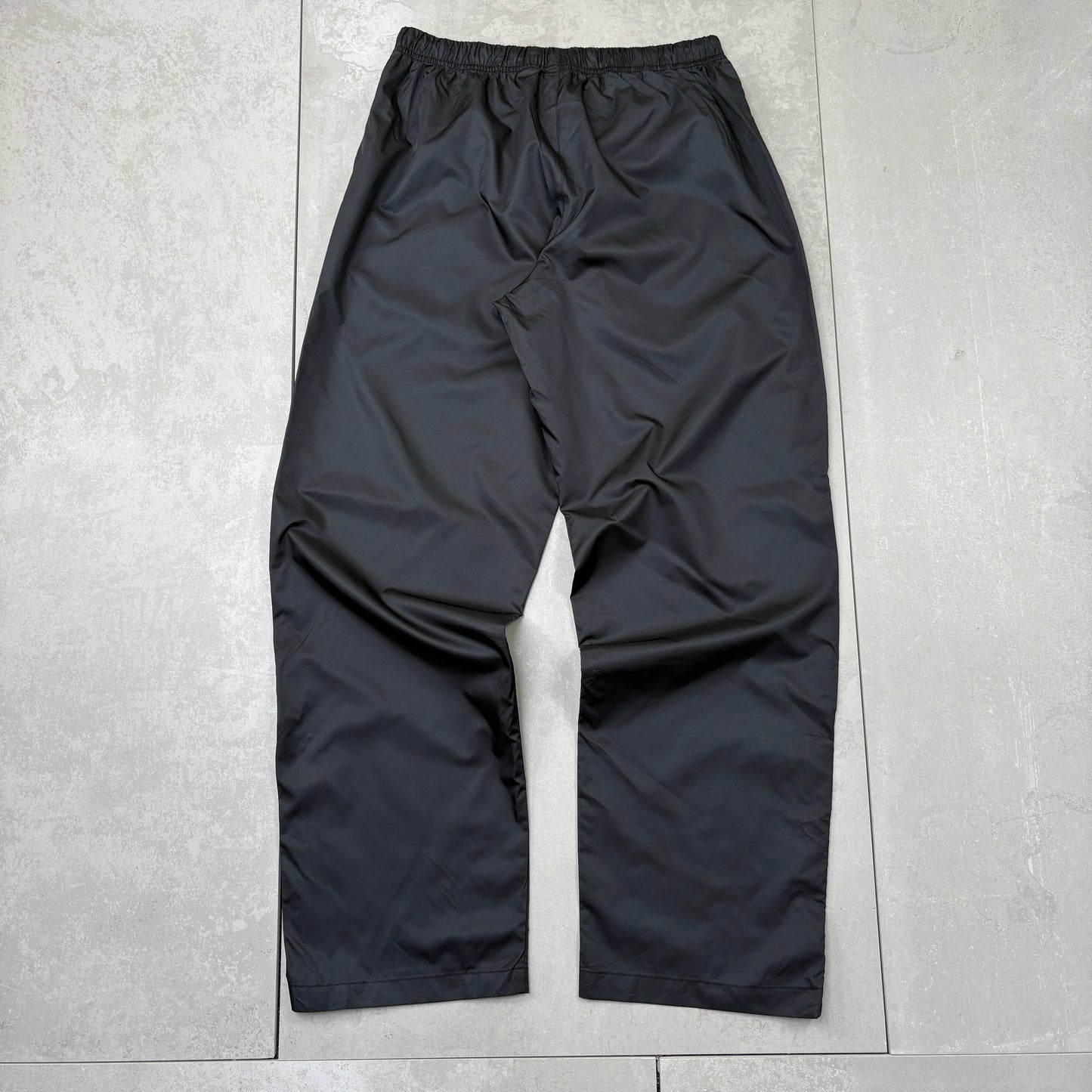 Vintage Nike Black Baggy Tracksuit Sweatpants Track Pants Bottoms - M