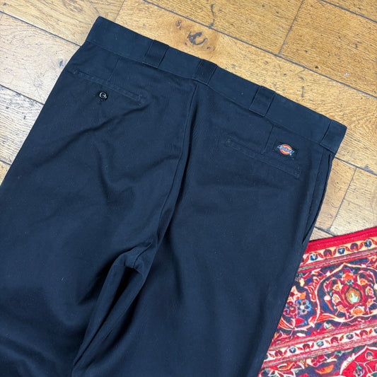 Vintage Dickies 874 Skate Black Trousers - 36