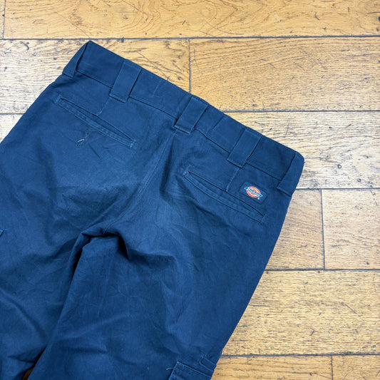 Vintage Dickies 874 Navy Cargo Skate Trousers - 32