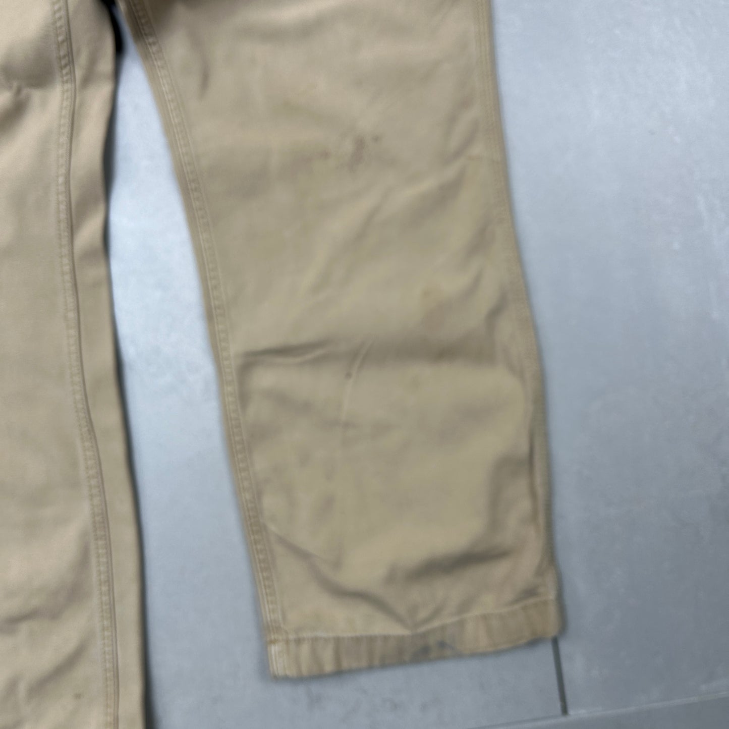 Vintage Carhartt Brown Workwear Carpenter Baggy Trousers - 33