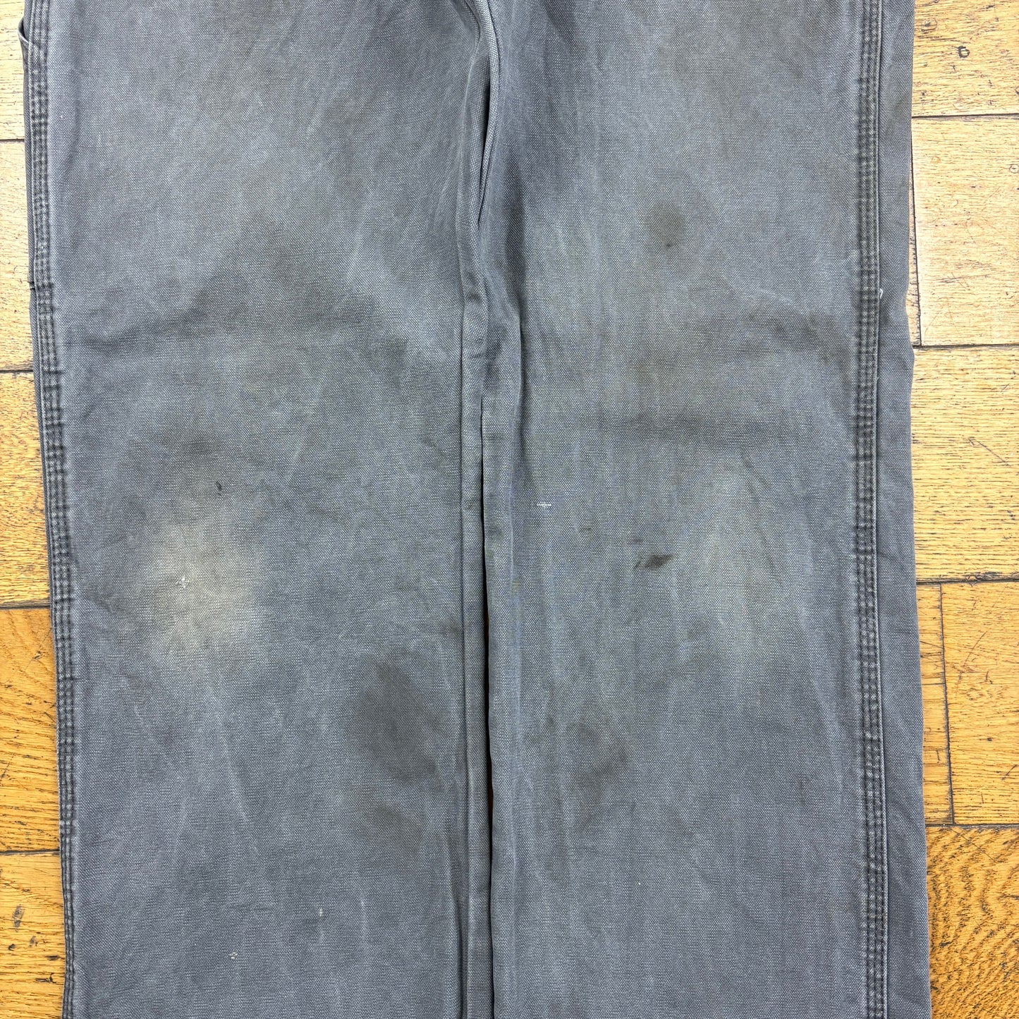 Vintage Dickies Grey Workwear Carpenter Baggy Trousers - 32