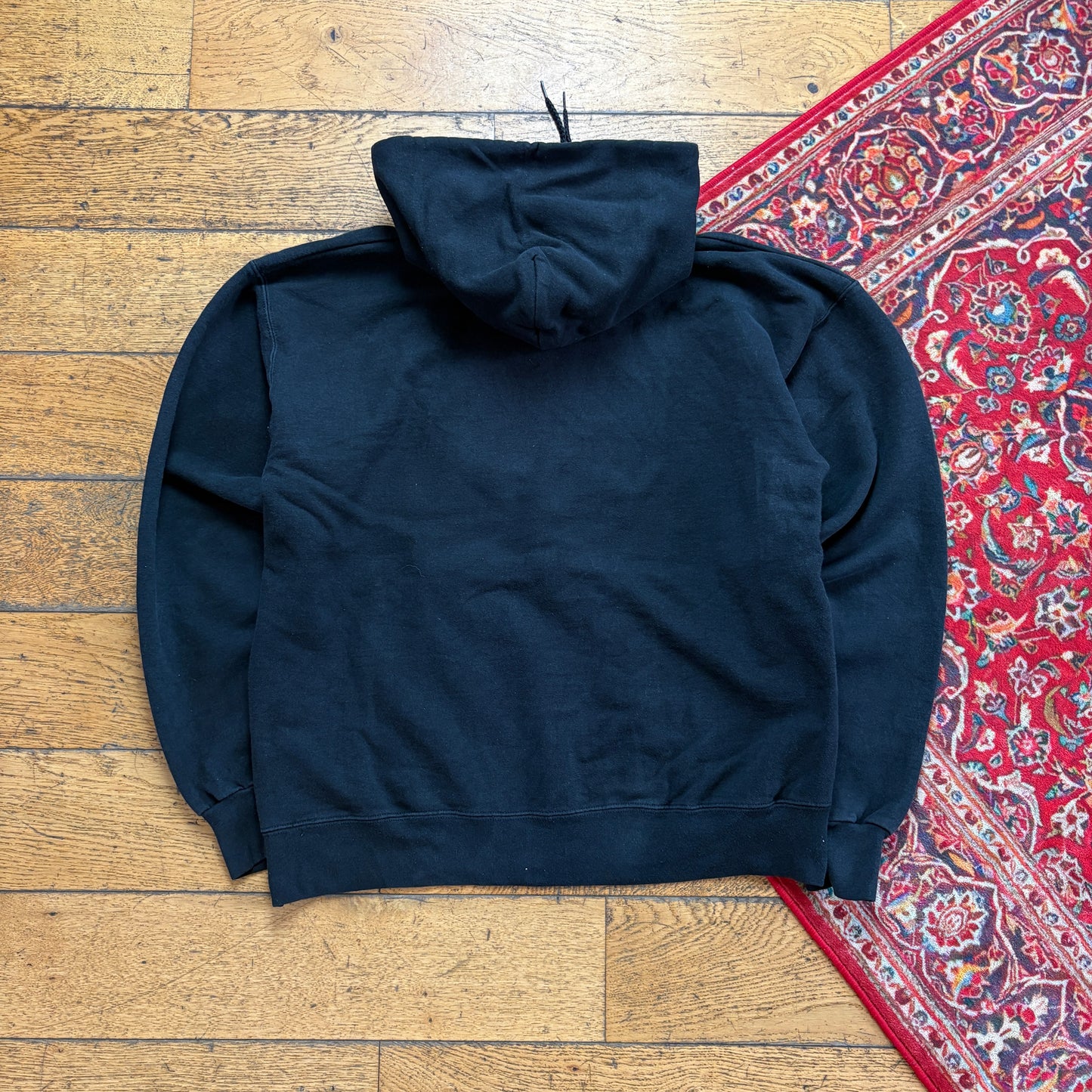 Vintage Thrasher Black Skate Hoodie Sweatshirt - M