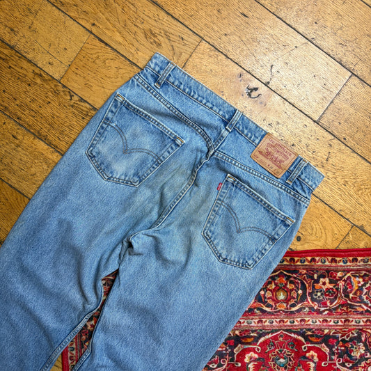 Vintage Levis 505 Straight Blue Denim Jeans - 36R
