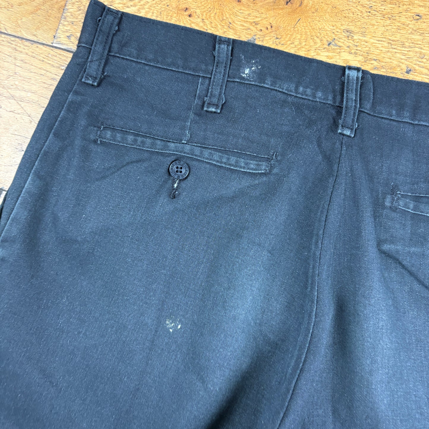 Vintage Dickies Cargo 874 Skate Black Trousers - 34